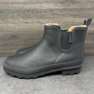 Chooka Boots Womens Size 11 Chelsea Rain Boots Fur Lined